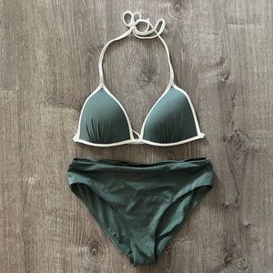H&M Green & White Bikini